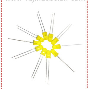 {ID - 973 } 5mm round yellow 10 Pcs. Price =