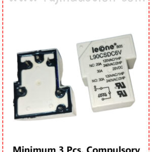 {ID - 393} (L90) Leone T Type 6V. 30Amp. Relay 3 Pcs. Price =