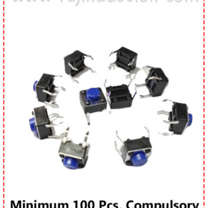 {ID - 410} - Micro Switch Copper Leg 6x6x5H 100 Pcs. Price =