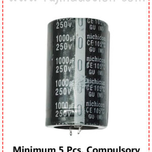 {ID - 423} - 1000uF 250V. Capacitor (Refresh, Old) 5 Pcs. Price =