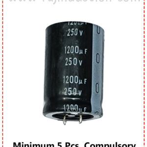{ID - 428} - 1200uF 250V. Capacitor (Refresh, Old) 5 Pcs. Price =