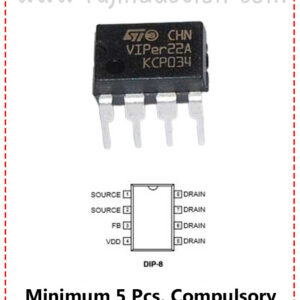 {ID - 514} - Viper 22A Power IC 5 Pcs. Price =
