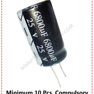 {ID - 717} - 6800uF 25V Capacitor 10 Pcs. Price =