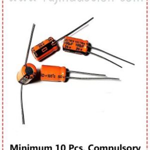 {ID - 503} Capacitor 100uf, 25Volt 10 Pcs. Price =
