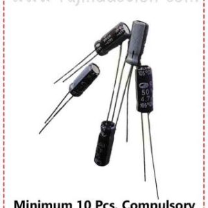 {ID - 1059} 4.7uf 50 Volt Capisitor 10 Pcs. Price =
