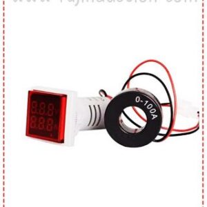 {ID - 1406 } VoltageCurrent Meter With Display, Voltmeter Ammeter, Single Phase AC 60-500V 0-100A Si