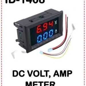{ID - 1408 } DC VOLT & AMP METER 1 Pcs Price =