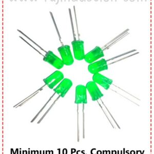 {ID - 972 } 5mm round green 10 Pcs. Price =