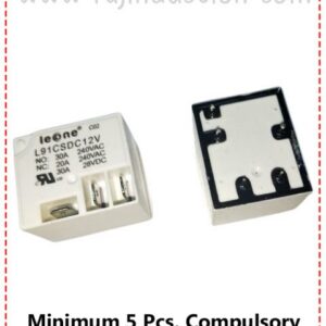 {ID - 395} Leone 12V. 30Amp. Relay Dip Pin 5 Pcs. Price =