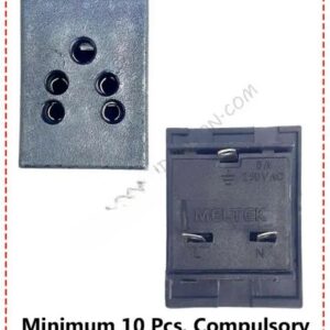 {ID - 581} - Inverter Socket 5 Pin 6 Amp. 10 Pcs. Price =
