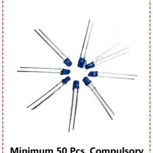 {ID - 678} - 3mm round led blue 50 Pcs. Price =