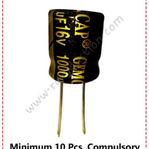 {ID – 623} CAPACITOR 1000UF, 16 VOLT 10Pcs Price =