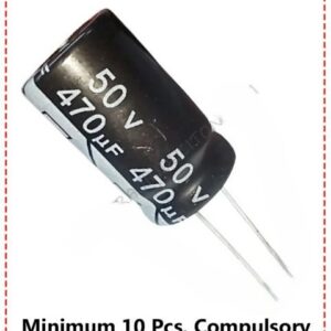 {ID - 721} - 470uF 50V Capacitor 10 Pcs. Price =