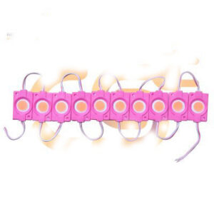 12V 2.4W Bright pink color waterproof LED module pack of 20pcs