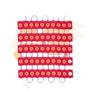 12V 2.4W Bright red color waterproof LED modules pack of 100pcs