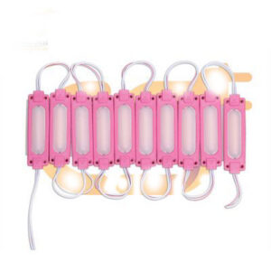 12V 2W Bright pink color waterproof LED module pack of 20pcs