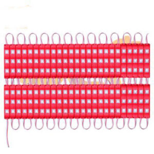 12V 2W Bright red color waterproof 5630 3 LED modules pack of 100pcs