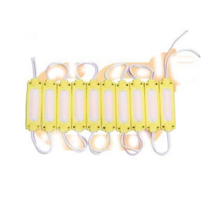 12V 2W Bright yellow color waterproof LED module pack of 20pcs