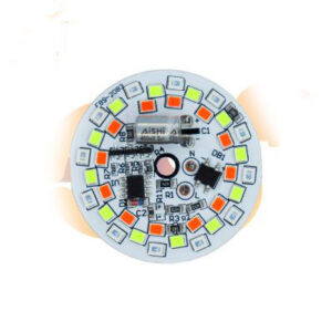 220V 9W Round 3 In 1 Multi Color DOB LED Bulb (Red, Blue, Green)