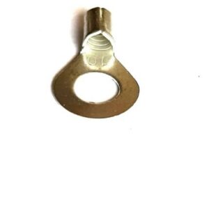 Silver Copper 10mm Cable Lugs 8mm Stud Hole (20 Piece)