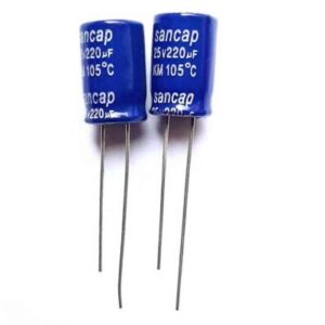 220uF 25V Electrolytic Capacitor ? 50PCs