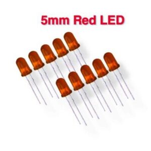 Red Color Round LED 5mm DIP ? 100PCs