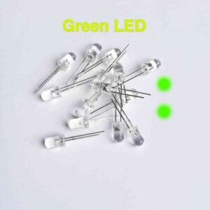 Green Color High Quality Clear Lens LED 5mm DIP ? 100PCs