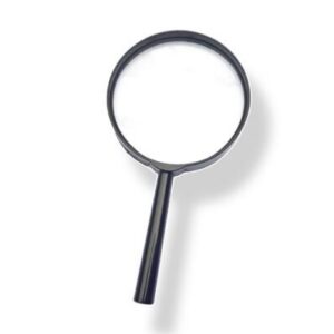 Magnifying Glass 75mm Black for Repair