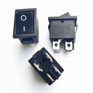 4 Pin On Off Switch KCD1-104 6A 250VAC